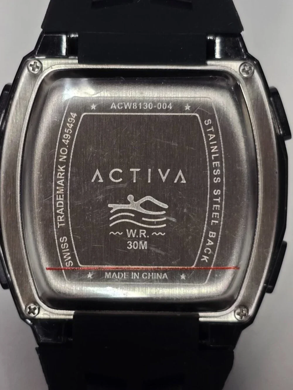Activa Zalix X Invicta Digital Men's Watch - 46mm. Black (ACW8130-004)